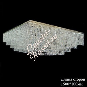 Хрустальная потолочная люстра "Квадрат Обтикон "София-2" Хрустальная потолочная люстра "Квадрат Обтикон "София-2"