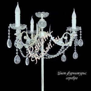 Хрустальный напольный «Торшер-20 Свеча баден»