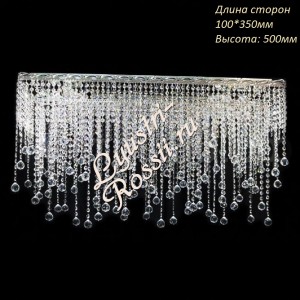 Хрустальная люстра Прямоугольная люстра "Барбара Капля" Хрустальная люстра Прямоугольная люстра "Барбара Капля"