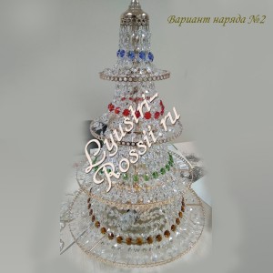 Настольная Хрустальная лампа "Королевская Елка новая -4" Настольная Хрустальная лампа "Королевская Елка новая -4"